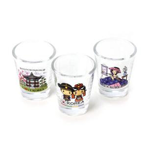 [박씨상방] 민속 캐릭터 소주잔 3p세트