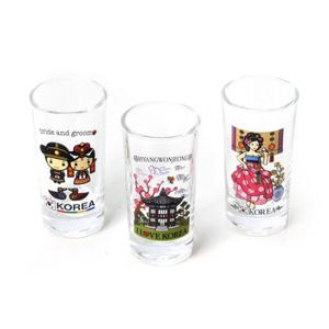 [박씨상방] 민속 캐릭터 양주잔 3p세트
