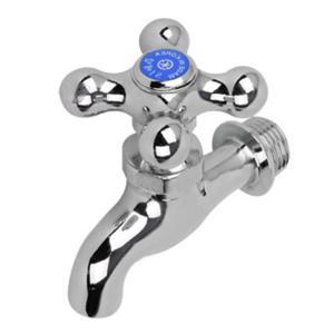 국산 십자 가로꼭지/냉수, 온수용 수도꼭지 베란다 욕실/세탁기