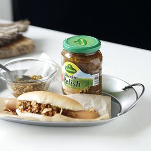 [본타몰] 퀴네 게르킨 렐리쉬 스위트 피클 350g 햄버거 핫도그