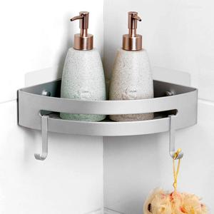 [아이엔] 무타공 접착AL 코너박스 욕실선반 화장실선반