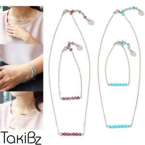 [타키비즈] 하이빔 컬러 목걸이+팔찌세트