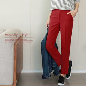 [헤이올리] 여성 정장팬츠 뉴폴리 반히든 밴딩 요크팬츠 PX01