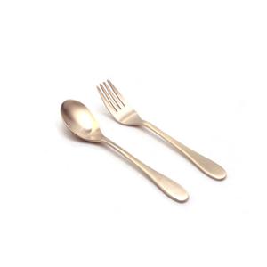 (ksp-25)거창유기 신 어린이 스푼 포크 세트//방짜유기/놋수저