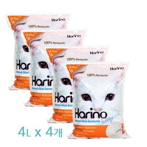 테비토퍼 하리노 4L 4개입 벤토나이트모래