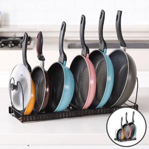 리벤스 인테리어 확장형/스탠드형 후라이팬 정리대