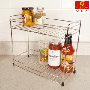 갈리온-테이블2단선반(중), 양념병랙, 씽크대선반, 주방선반