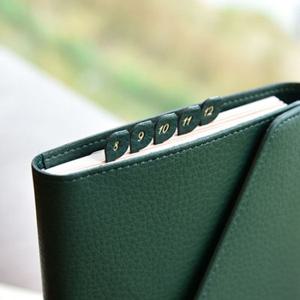 플레픽 Fresh Day Leather Sticker 라벨인덱스 스티커[다이어리]