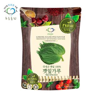 푸른들판 국내산 깻잎 분말 가루 500g