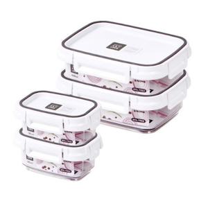 스카이락 상차림 세트 (작은상) 사각 밀폐용기 반찬통세트