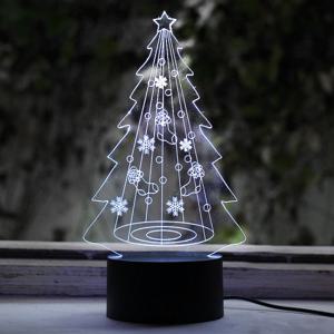 [미트라샵] 크리스마스 트리 LED 아크릴 USB 무드등