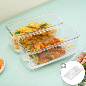 스카이락 와이드 깔판 2호 채반 물빠짐 기능 밀폐용기