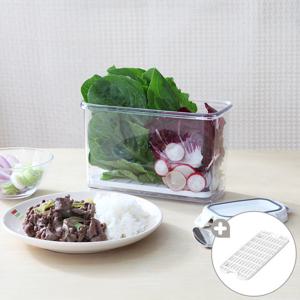 스카이락 와이드 깔판 3호 쌈채소보관 물빠짐 채반기능 밀폐용기