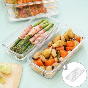 스카이락 와이드 깔판 1호 물빠짐 채반기능 밀폐용기 반찬통