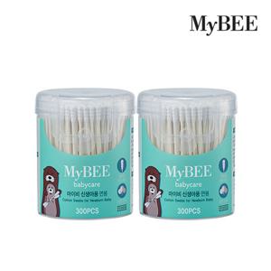 마이비 신생아용 면봉(300P)x2개