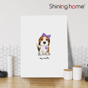 [샤이닝홈] 무드 접이식 액자테이블 600x400 비글 밥상/공부상