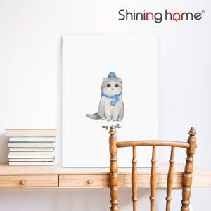 [샤이닝홈] 무드 접이식 액자테이블 600x400 스코티쉬폴드 밥상