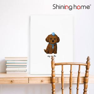 [샤이닝홈] 무드 접이식 액자테이블 720x480 푸들 밥상/공부상