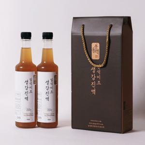 푸드공작소 일석이조 생강진액 선물세트 500ml x 2