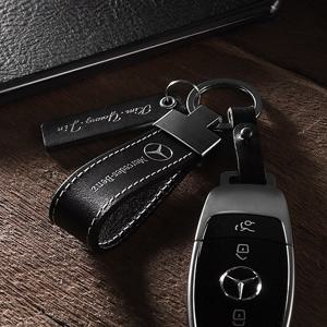 알피나 부테로 A타입 이태리가죽 양면각인 키링 키홀더 열쇠고리