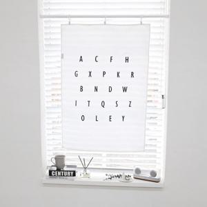 [베베데코] 바란스 가리개 커튼 알파벳 70x100cm