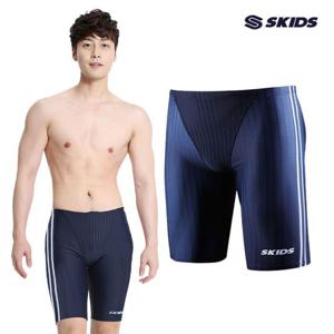 스키즈 남성 심플 5부 실내수영복 SKM-B401