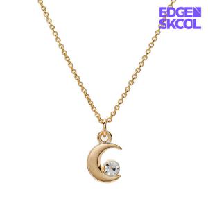 [엣지스쿨]큐빅 달 목걸이_KFN0485
