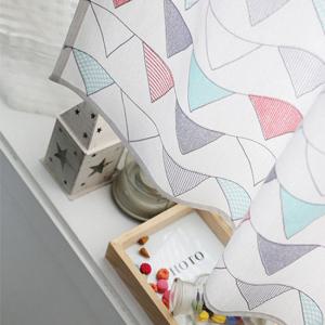 [베베데코] 바란스 가리개 커튼 파스텔가랜더 70x100cm