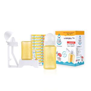 노즈큐어 플러스 어린이 코세척기 세트(거치대+분말10포+세척솔)