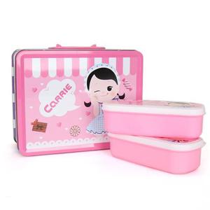 창고털이_캐리와친구들 도시락세트 [틴가방-8697] [L0243]