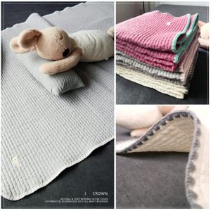 올리버하우스 크라운 순면 피그먼트 낮잠이불/베개세트(솜포함)