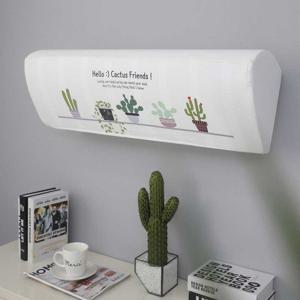 3중직 에어컨커버 스판 벽걸이 데일리선인장 특대