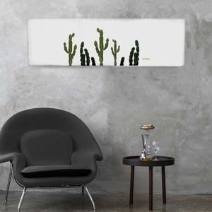 3중직 에어컨커버 스판 벽걸이 보타닉선인장 SS/소/대