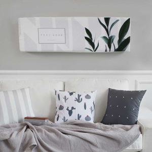 3중직 에어컨커버 스판 벽걸이 올리브 SS/소/대