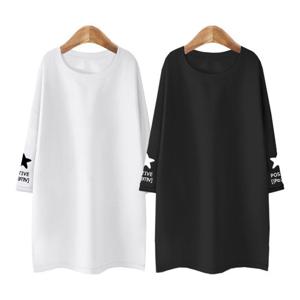 여성 7부 특양면 롱티_파지티브