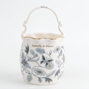 [골든벨] 버터플라이 그레이 주름수반(대) 수저통