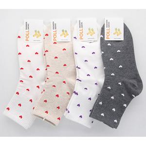 [빅토] 여자 패션양말(잔하트) HG1120