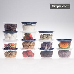 [심플아이콘]심플쿡 전자레인지 용기 24개 + 2개 더
