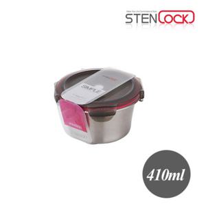 스텐락 스텐밀폐용기 심플 원형 4호 410ml