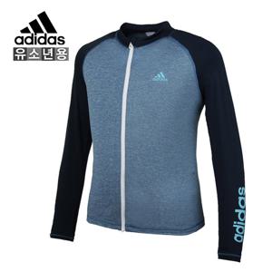 아디다스 J 롱슬리브 집업 래쉬가드(CF7326) 수영복