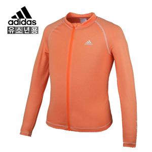 아디다스 J 롱슬리브 집업 래쉬가드(CF7325) 수영복