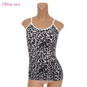 올리비아바비 여성속옷 호피 끈나시