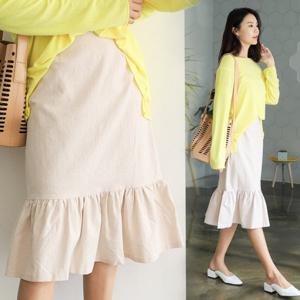 [미씨엘라] 발레니 머메이드 프릴 스커트