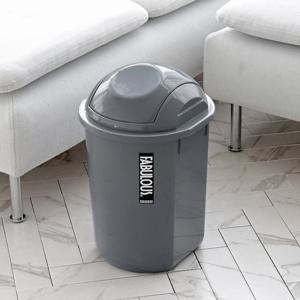 FABULOUS 푸쉬 라운드 쓰레기통 10리터