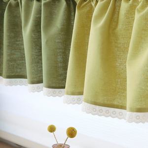 데코토닉 그린 린넨 발란스(총100x26cm) (컬러2종)