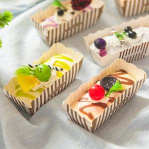 [2+1] 사각 컵케익 모형 (랜덤발송) 모조 인조 가짜 빵 장식 소품 베이커리 촬영