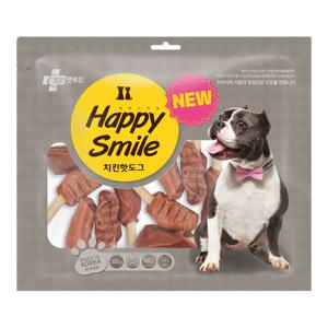 [엔터펫]하림 해피스마일 치킨핫도그 300g