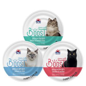 사조 옵티원 부스트 160g 고양이주식캔