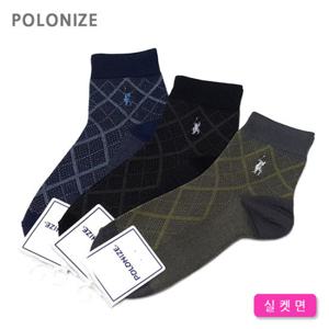 [폴로나이즈] 남성 중목 실켓면 신사정장양말 CM515호