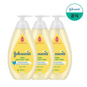 [존슨즈] 탑투토 바스 500ml x3